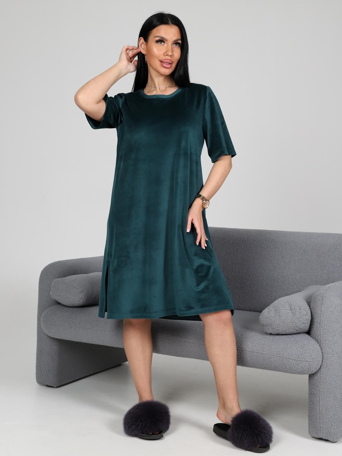 Платье домашнее из велюра Iv-capriz(фото2)