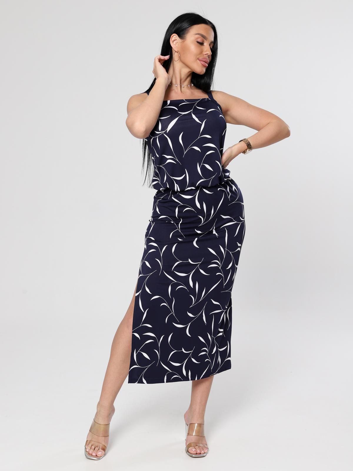 Платье трикотажное с принтом Iv-capriz(фото4)