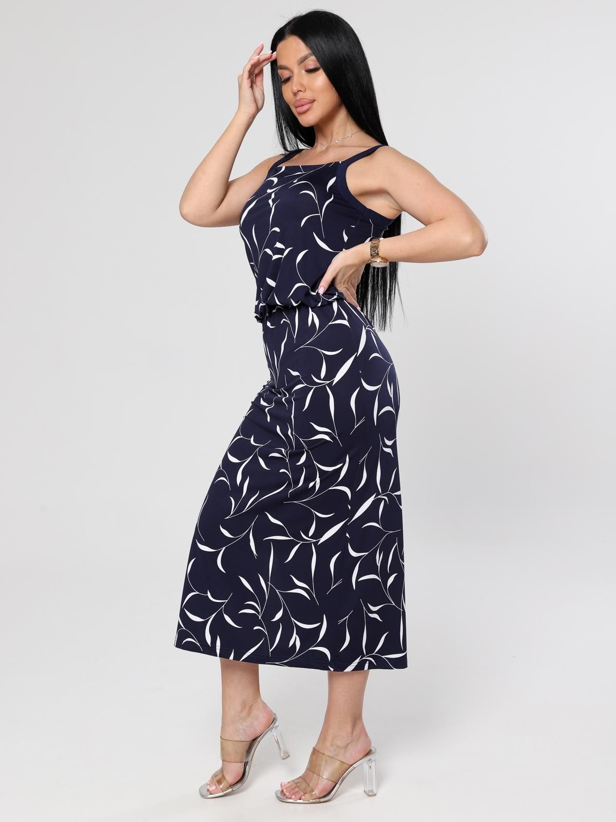 Платье трикотажное с принтом Iv-capriz(фото7)