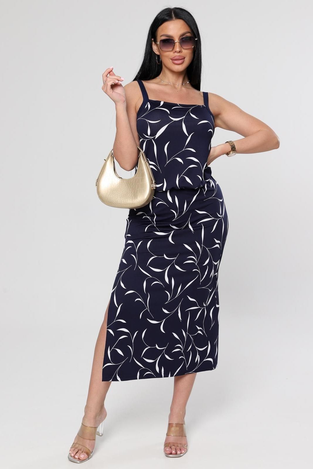 Платье трикотажное с принтом Iv-capriz