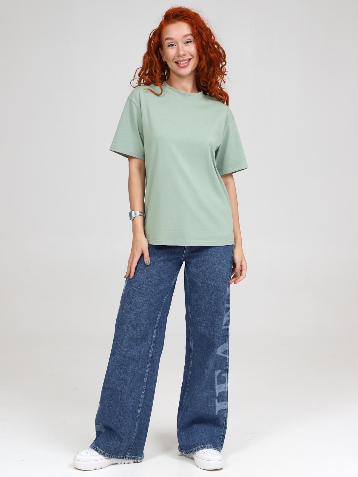 Футболка трикотажная в оливковом цвете Iv-capriz(фото2)