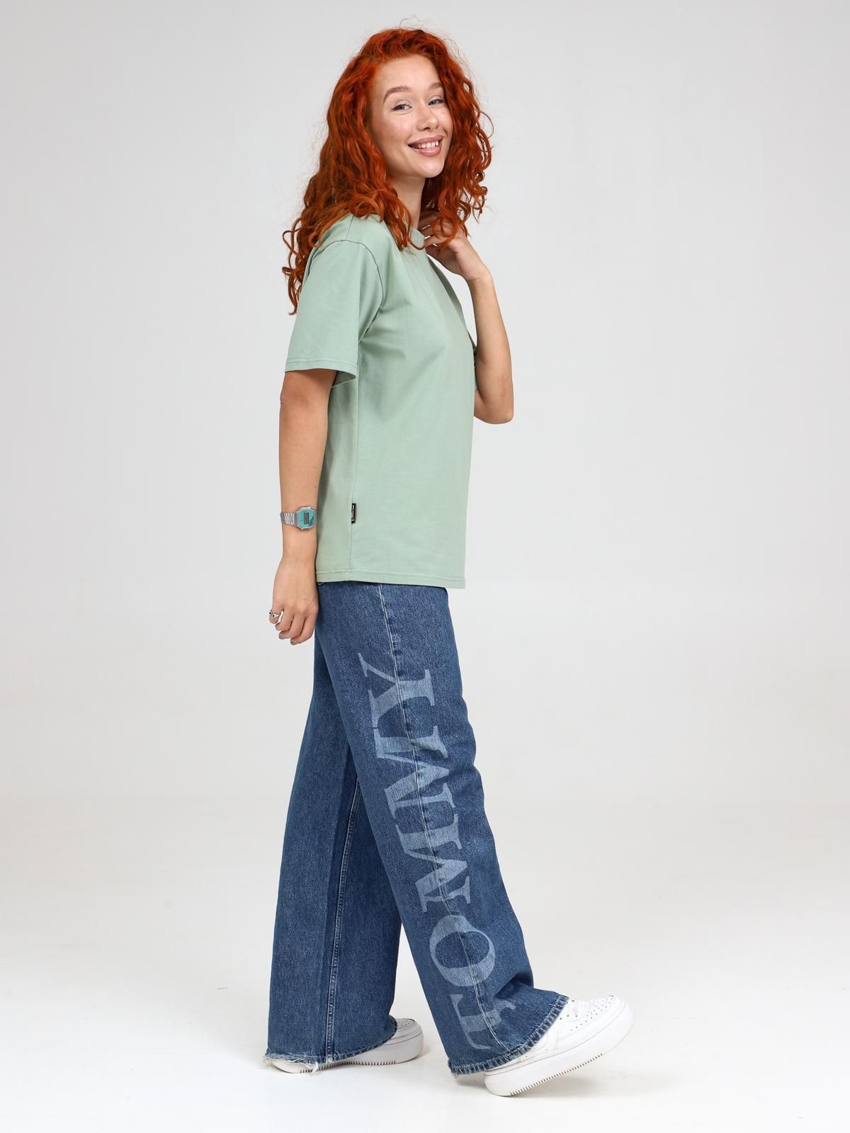 Футболка трикотажная в оливковом цвете Iv-capriz(фото5)