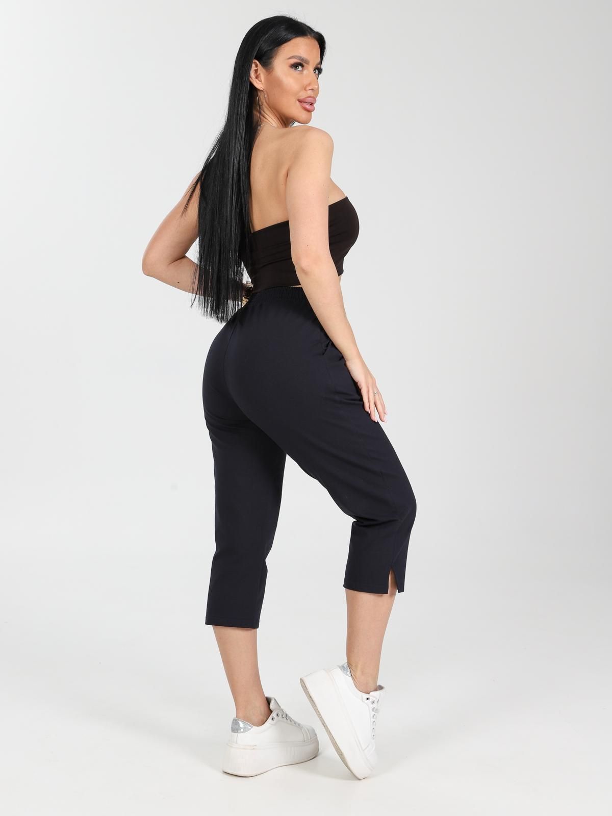 Бриджи трикотажные в цвете индиго Iv-capriz(фото6)