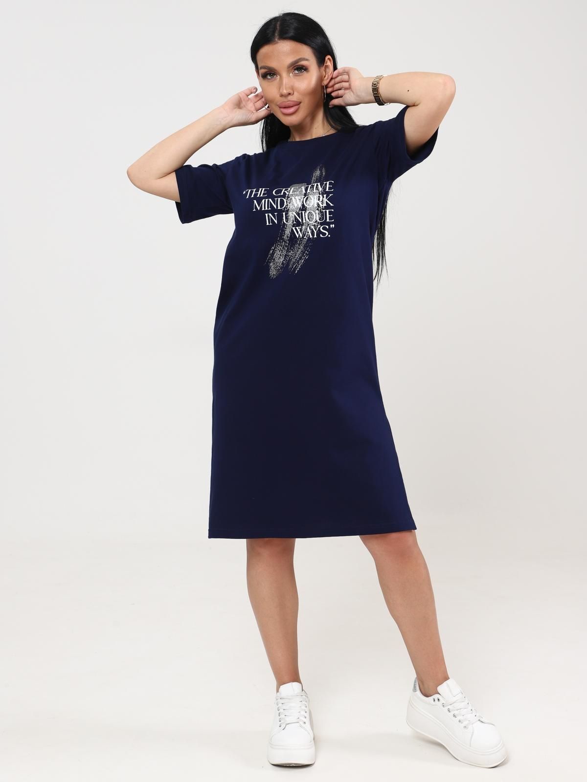 Платье домашнее трикотажное с принтом Iv-capriz(фото5)