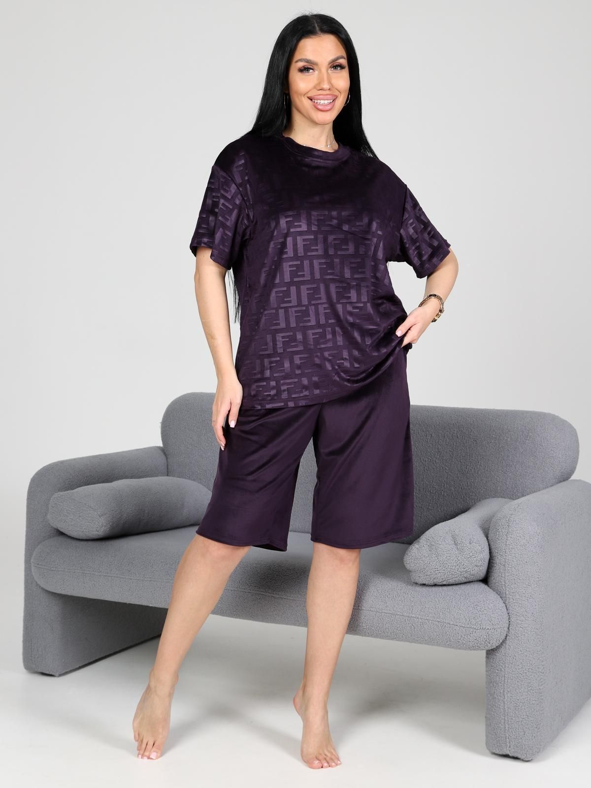 Костюм велюровый с шортами Iv-capriz(фото5)