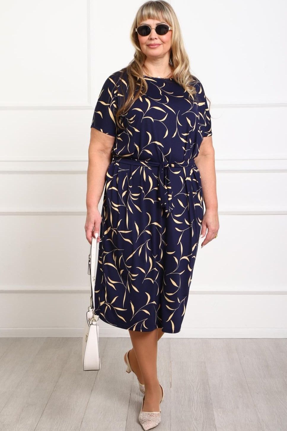 Платье трикотажное с поясом Iv-capriz