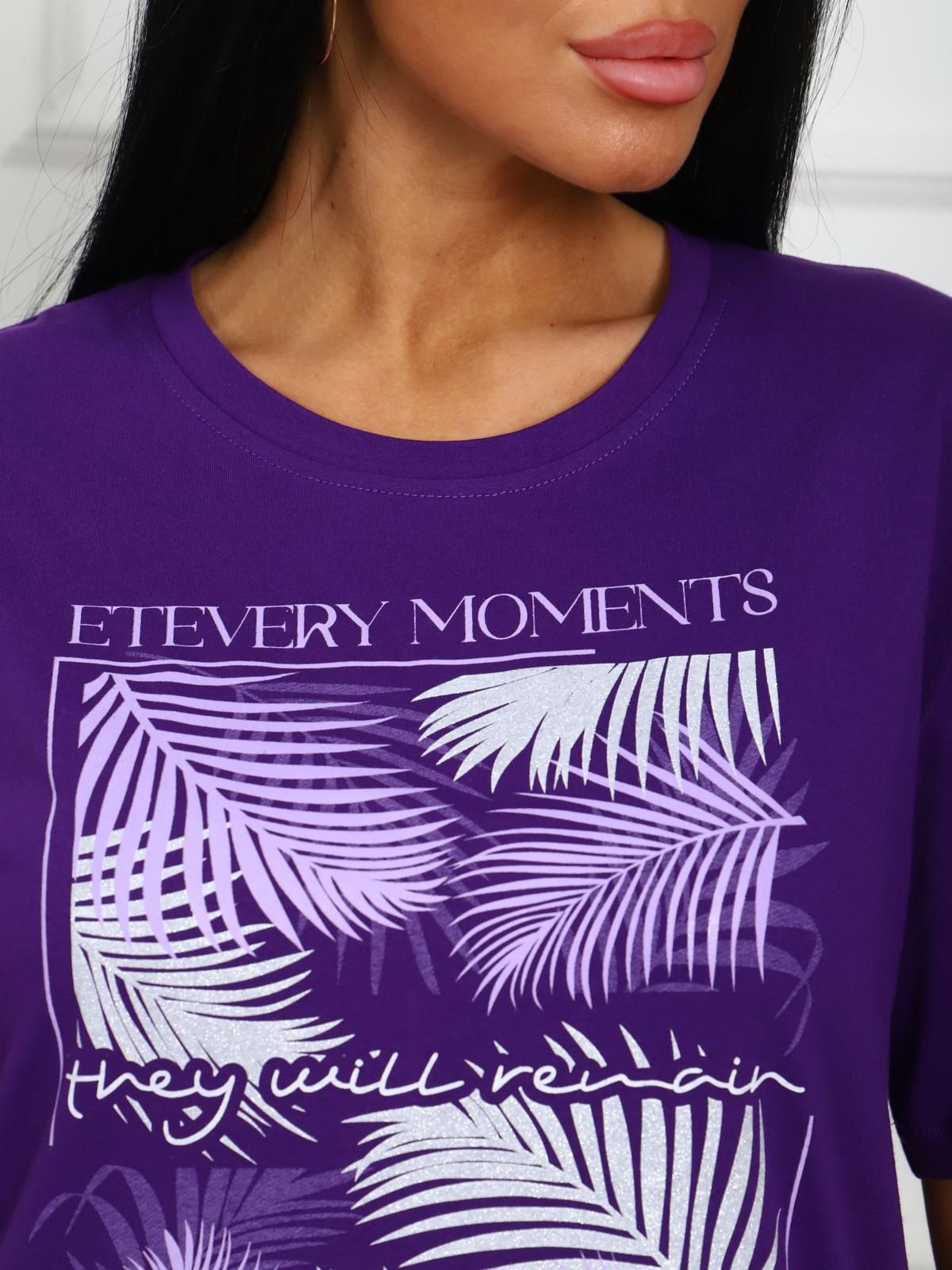 Платье домашнее трикотажное с принтом Iv-capriz(фото5)