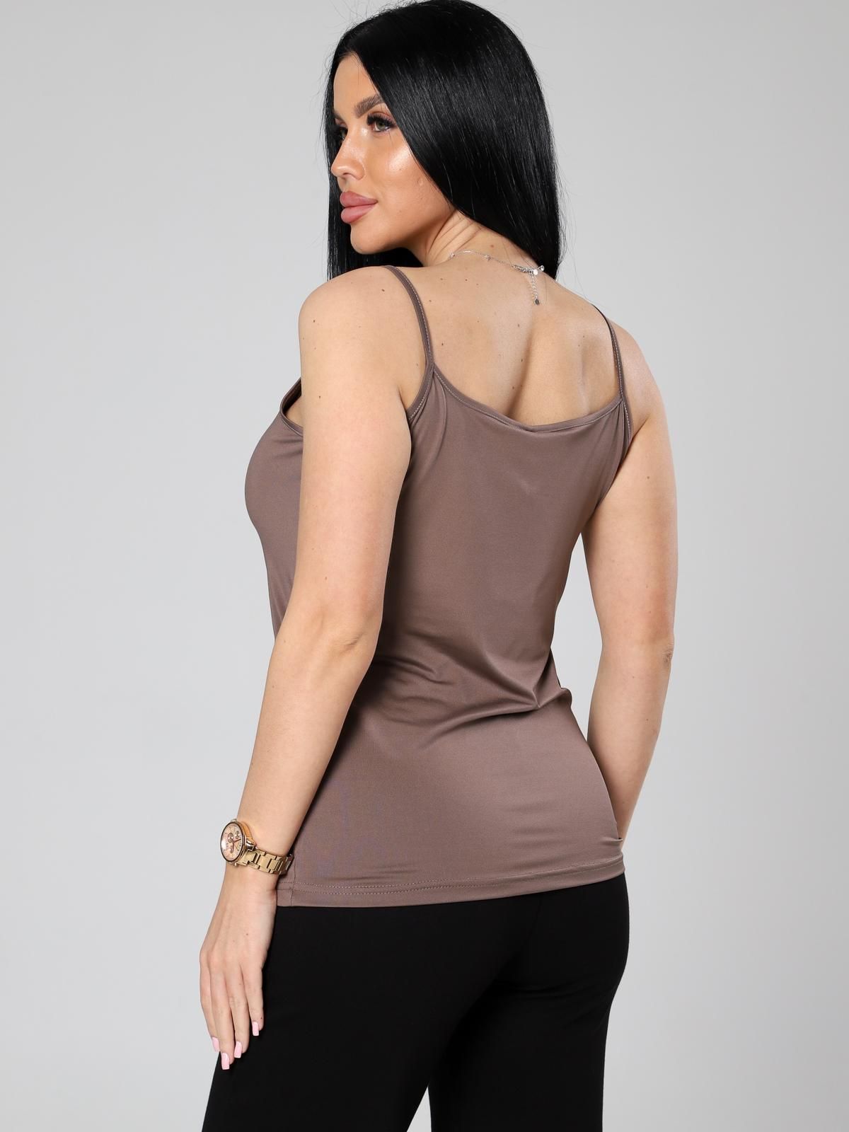 Топ трикотажный в цвете мокко Iv-capriz(фото8)