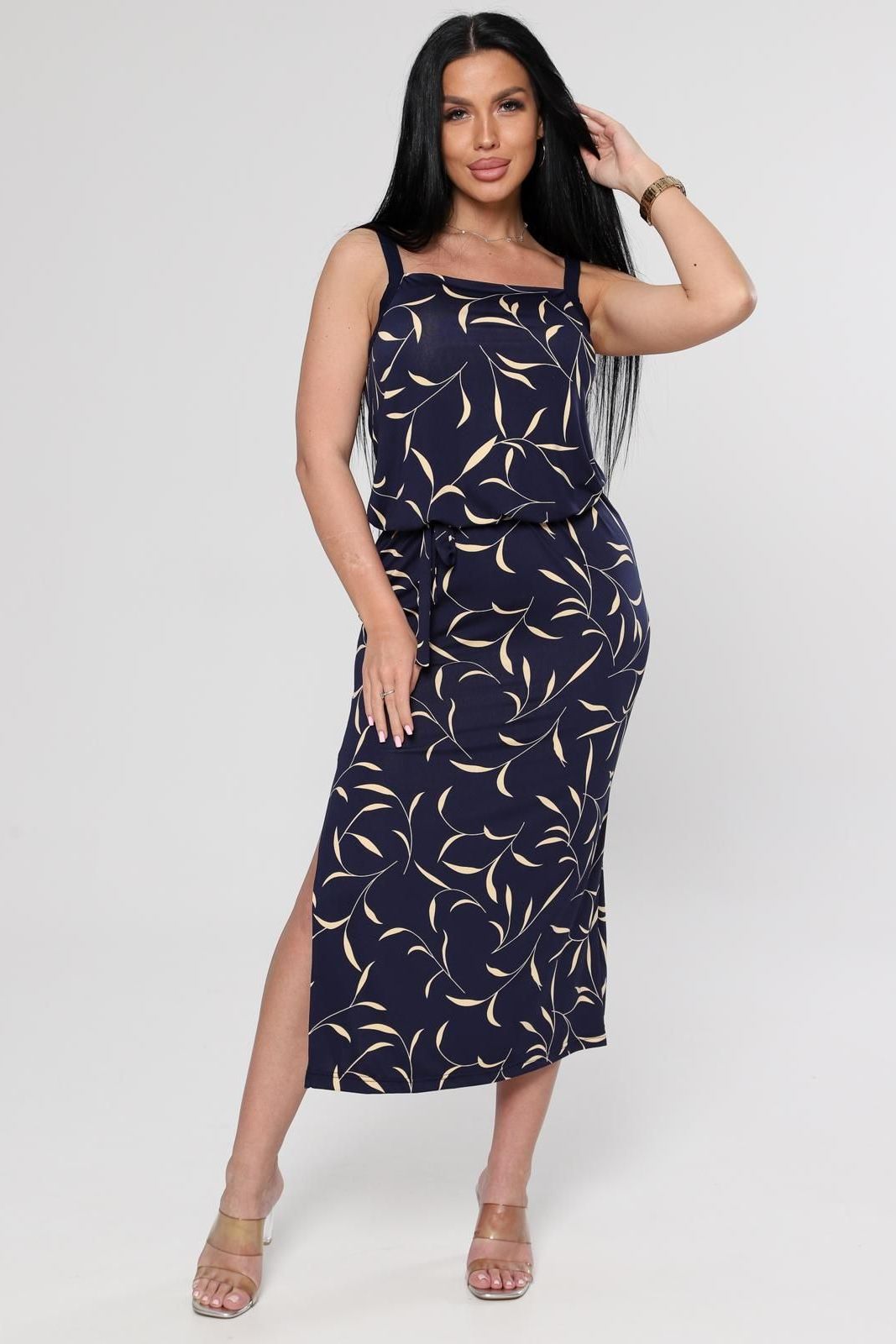 Платье трикотажное с принтом Iv-capriz