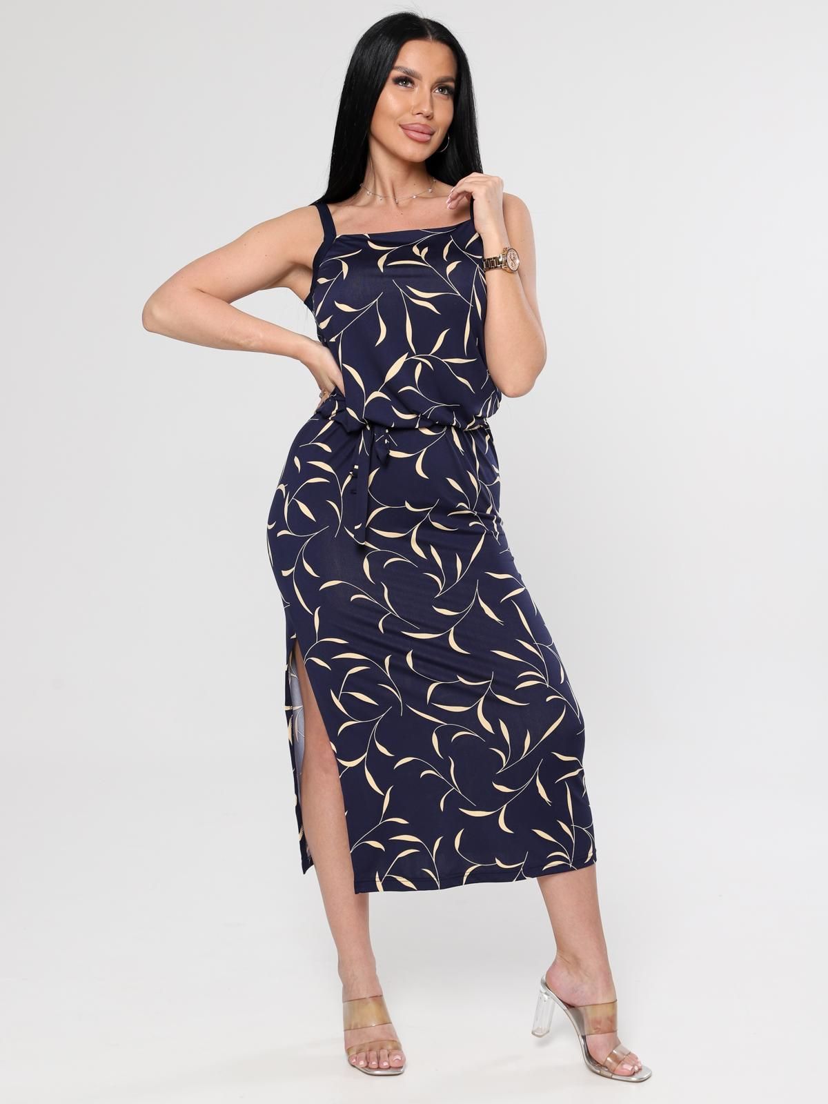 Платье трикотажное с принтом Iv-capriz(фото4)