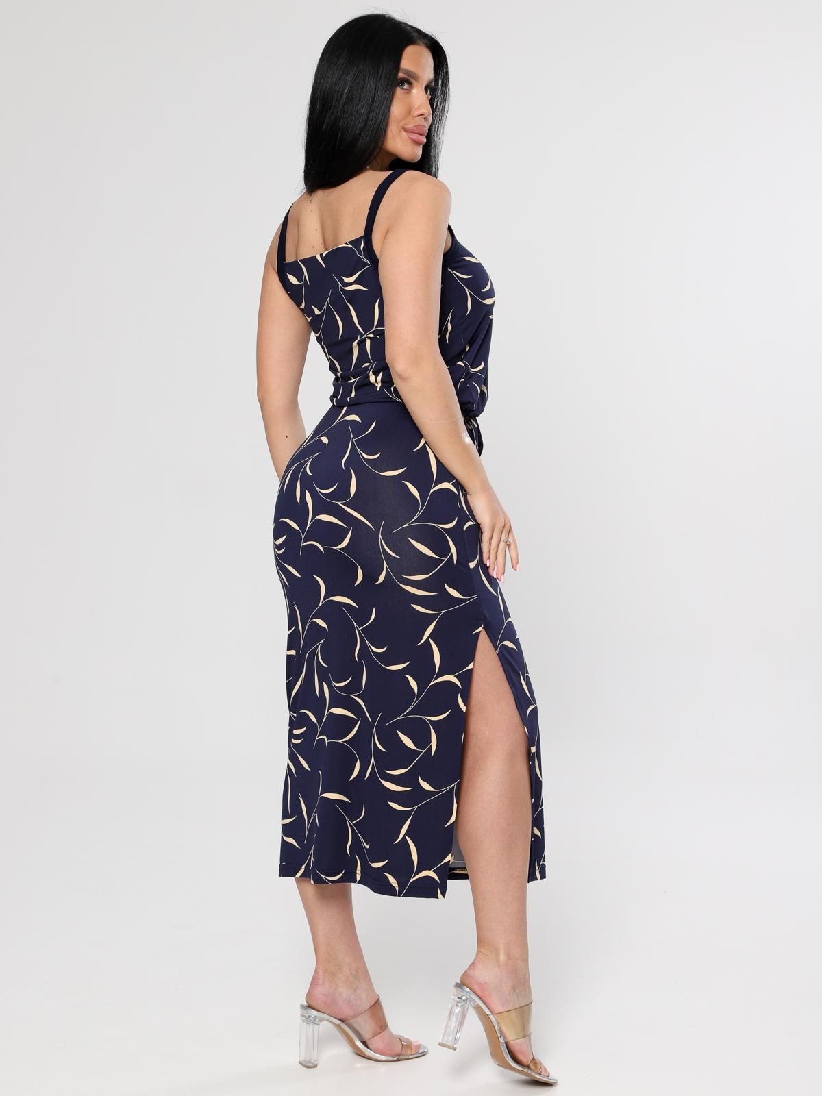 Платье трикотажное с принтом Iv-capriz(фото6)