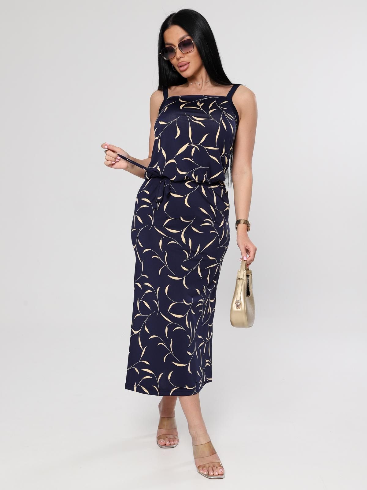 Платье трикотажное с принтом Iv-capriz(фото7)