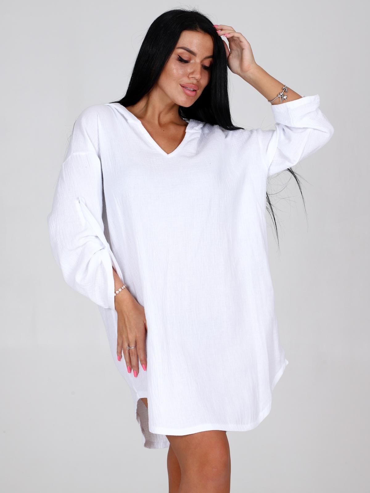 Туника белая из муслина Iv-capriz(фото3)