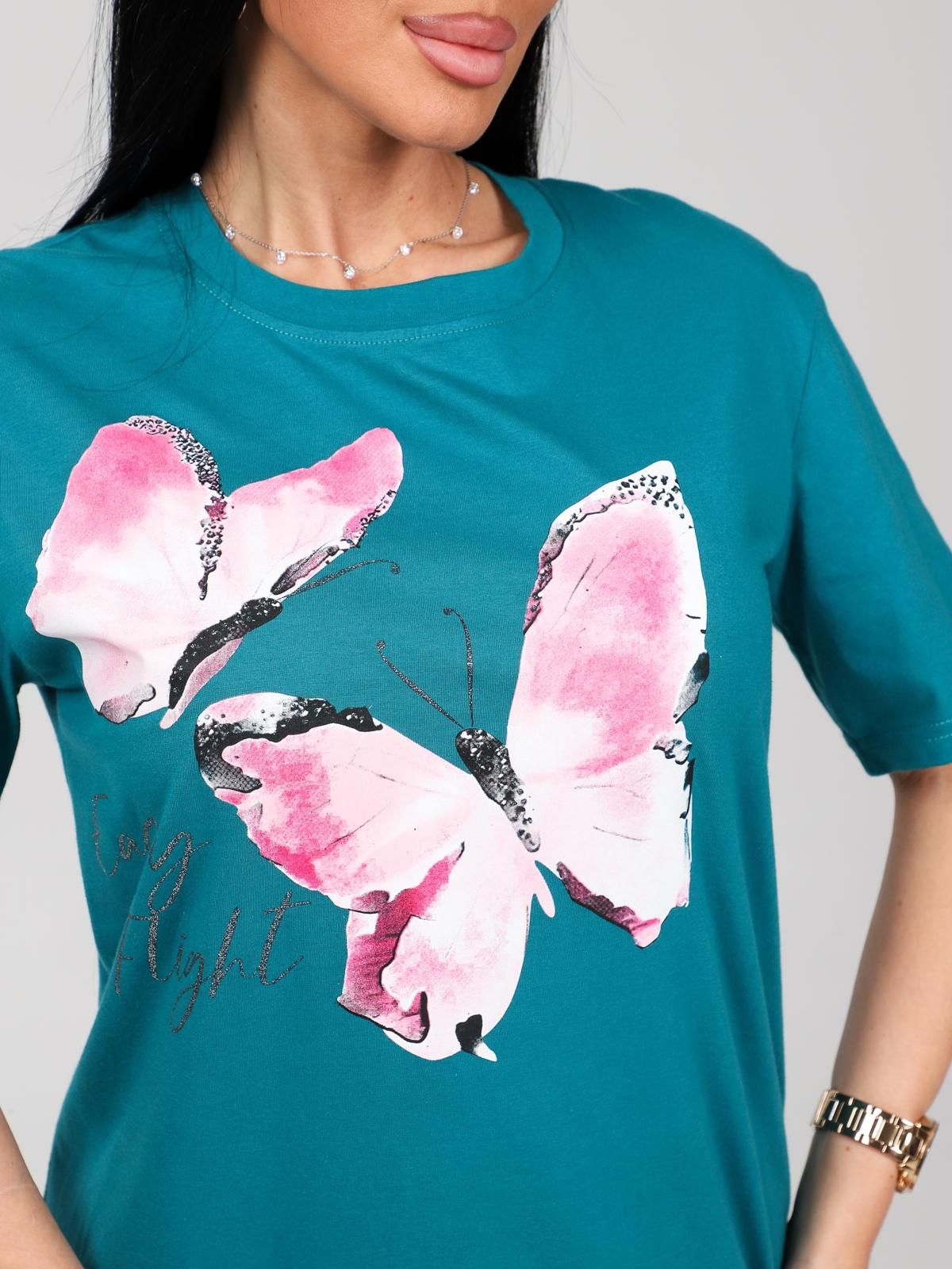 Платье домашнее трикотажное с принтом Iv-capriz(фото5)