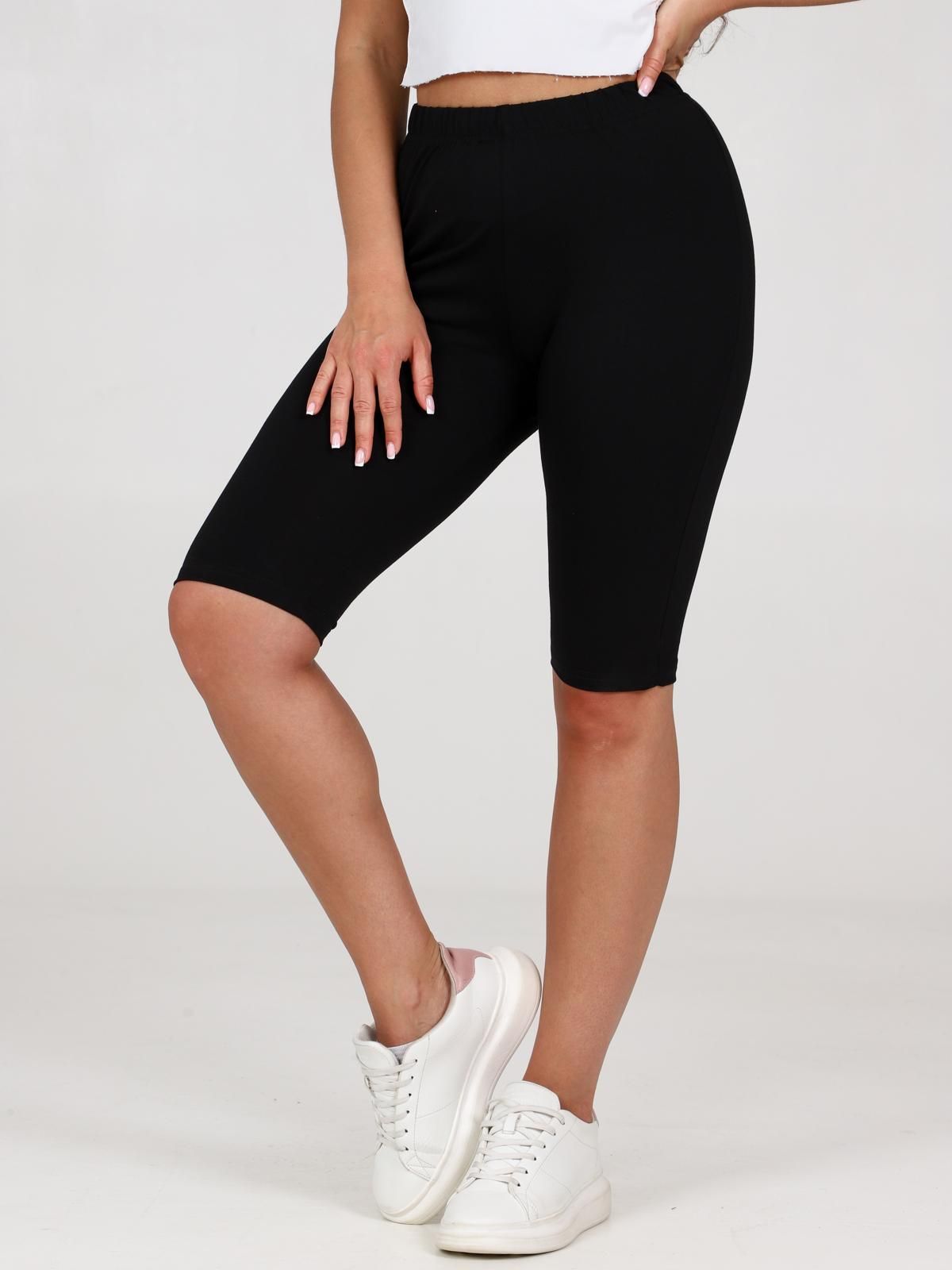 Велосипедки трикотажные в чёрном цвете Iv-capriz(фото5)