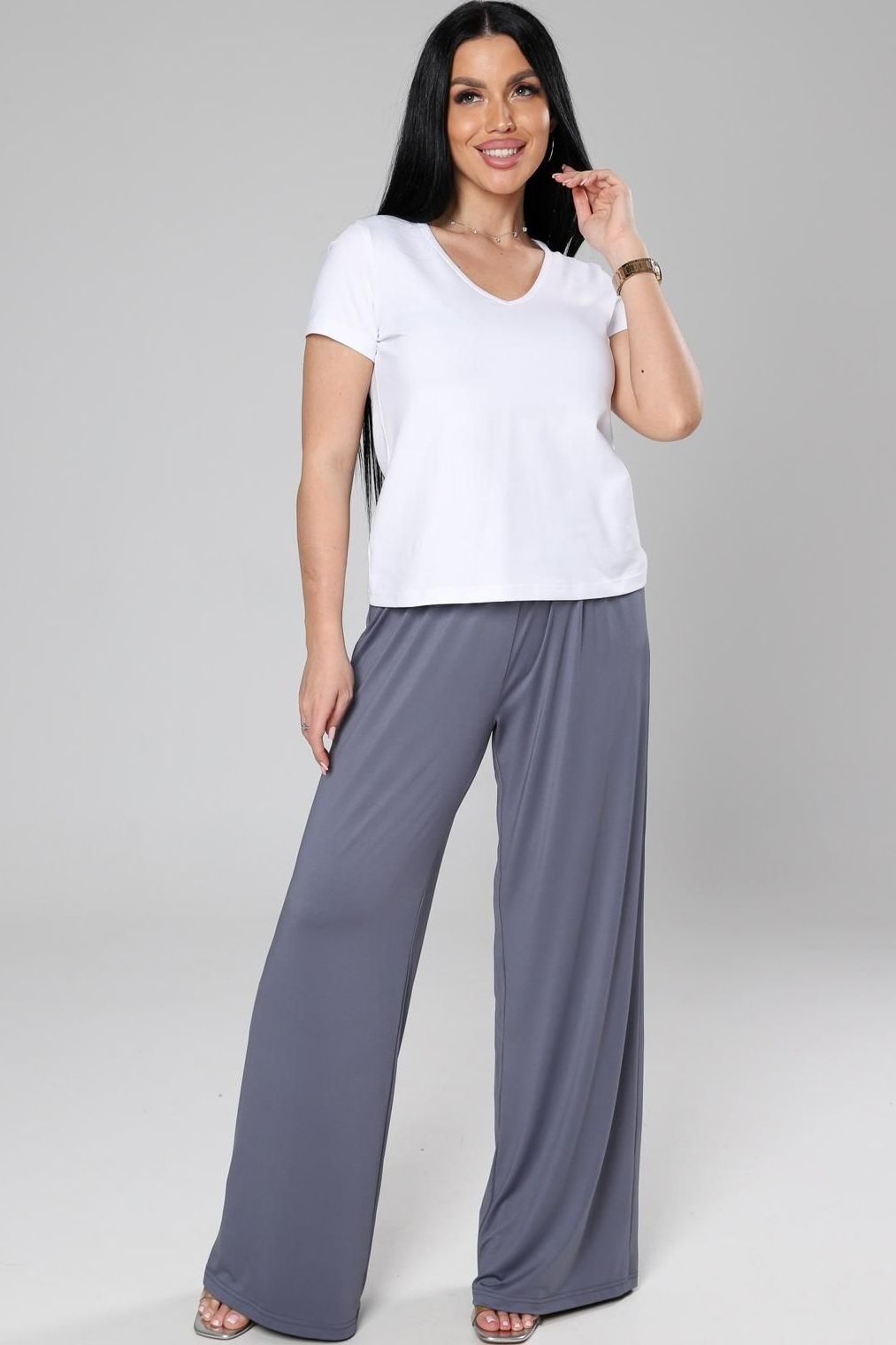 Брюки повседневные серые Iv-capriz