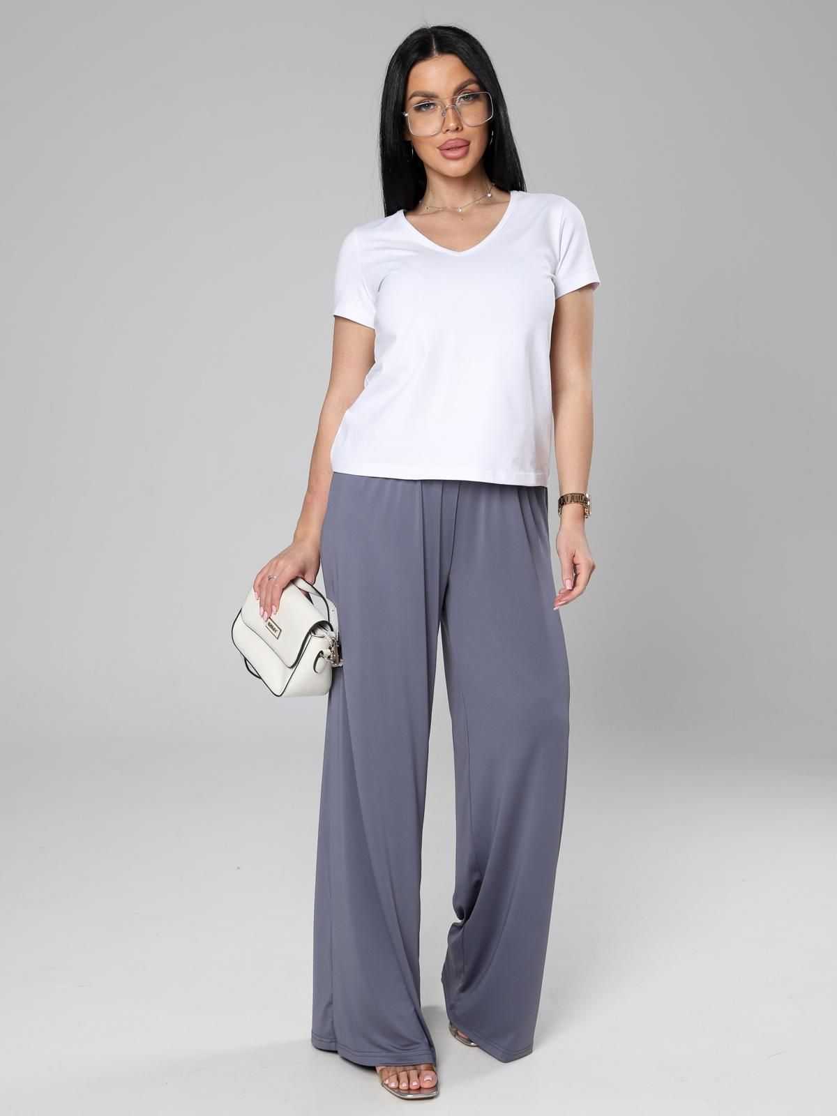 Брюки повседневные серые Iv-capriz(фото3)