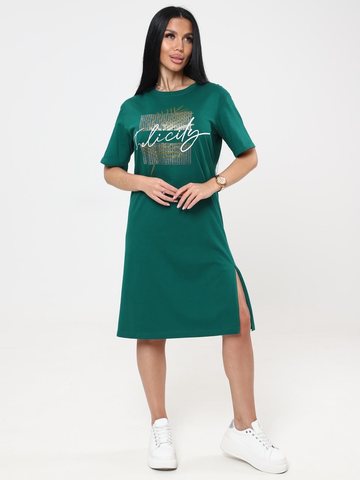 Платье домашнее трикотажное с принтом Iv-capriz(фото6)