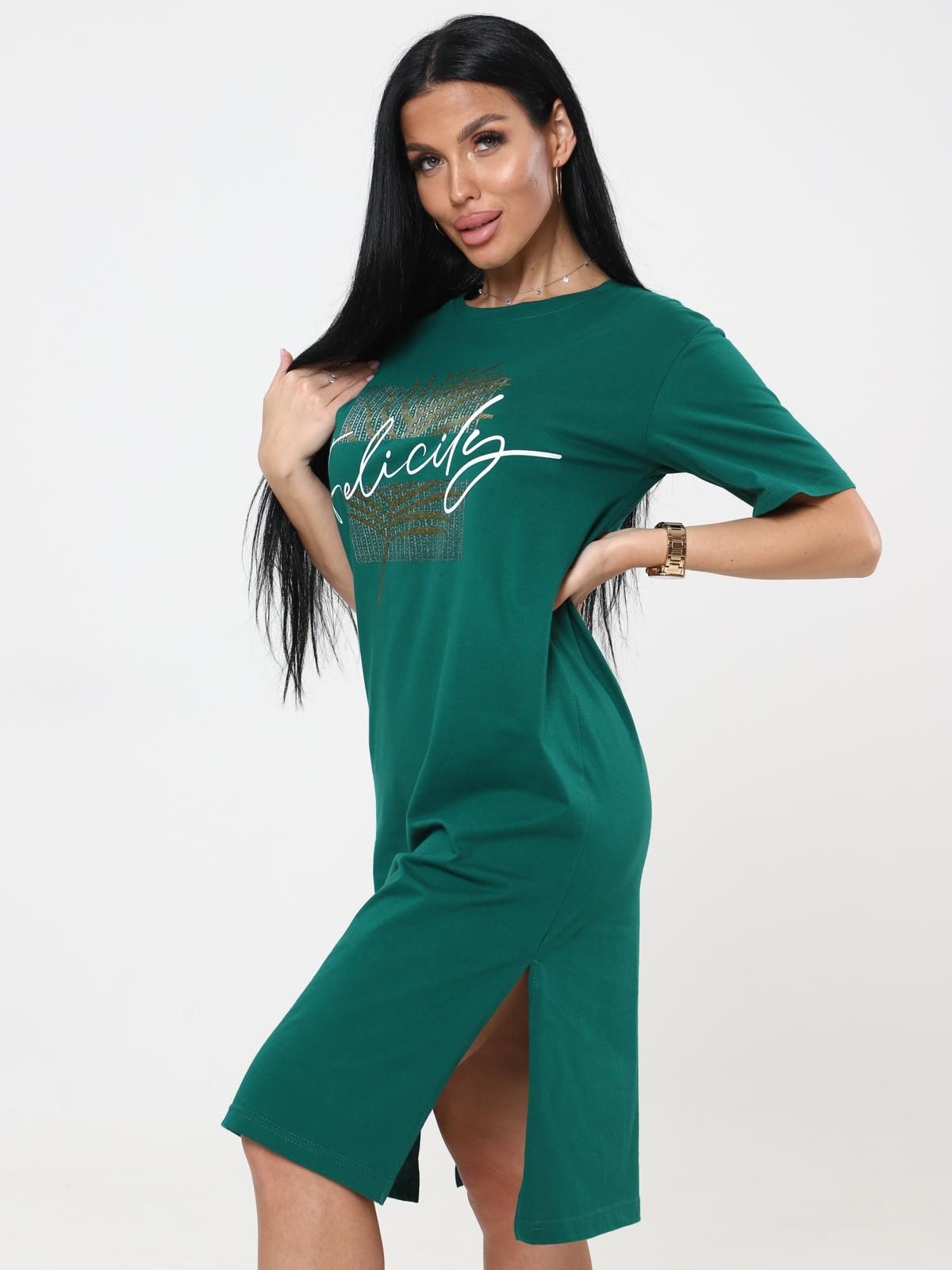 Платье домашнее трикотажное с принтом Iv-capriz(фото8)