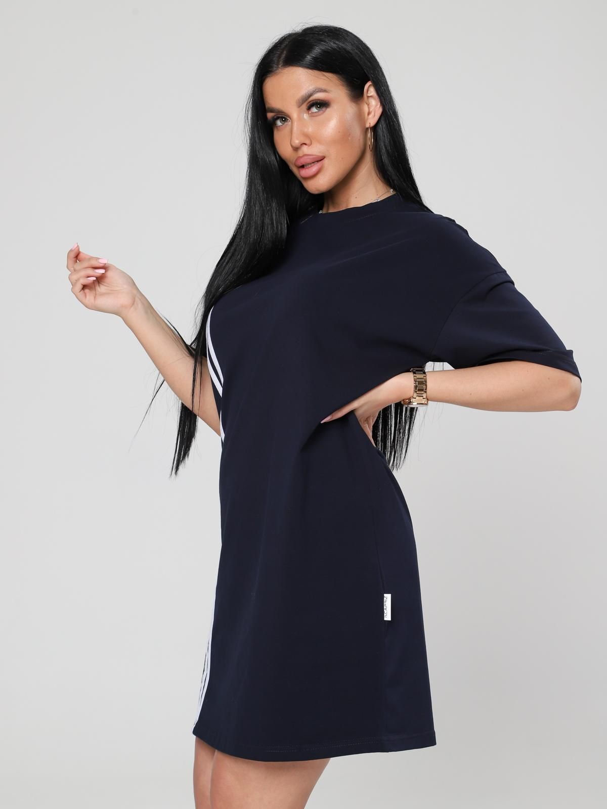 Платье трикотажное с лампасами Iv-capriz(фото4)