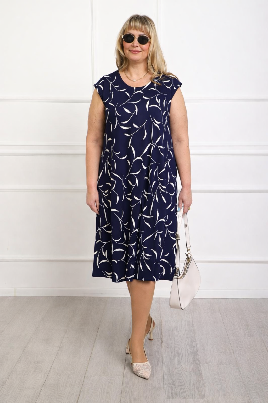 Платье трикотажное с принтом Iv-capriz(фото4)