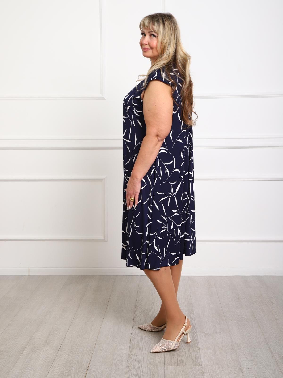 Платье трикотажное с принтом Iv-capriz(фото7)