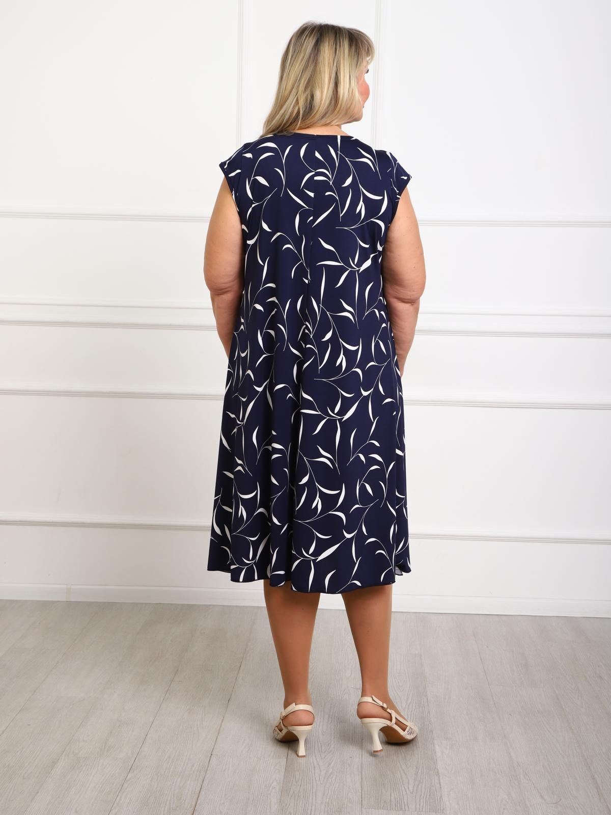 Платье трикотажное с принтом Iv-capriz(фото6)