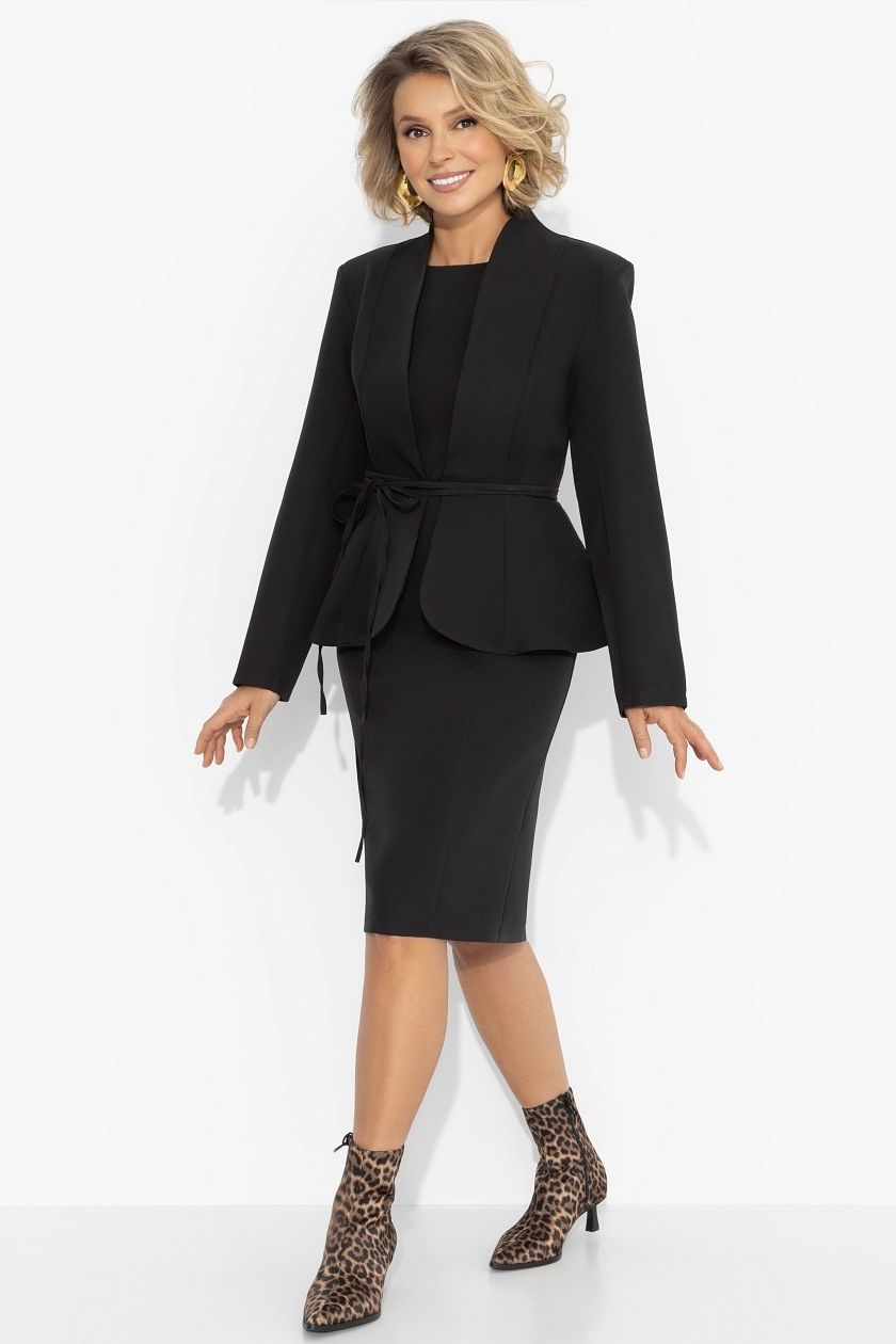 Костюм-двойка в чёрном цвете Charutti(фото5)