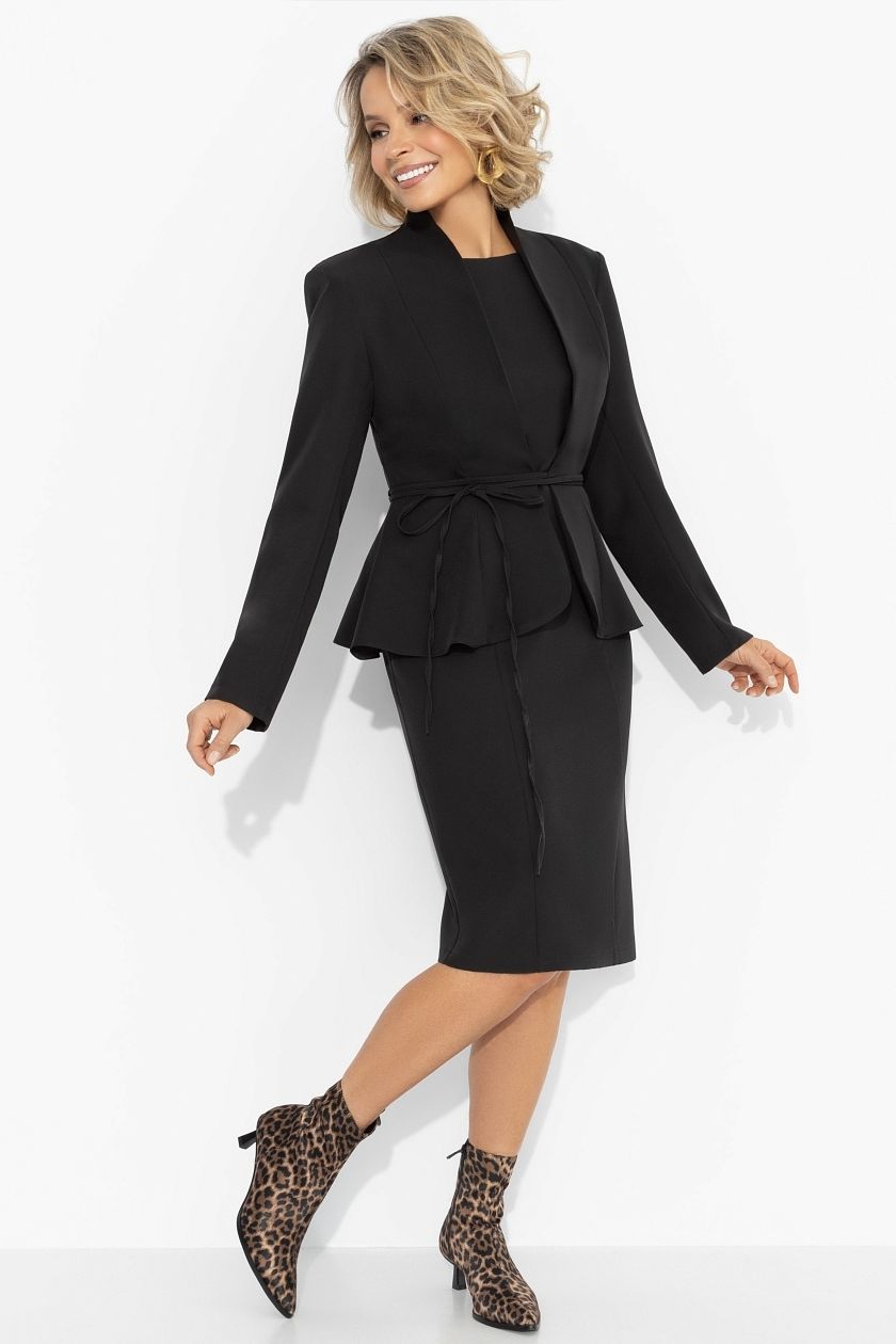 Костюм-двойка в чёрном цвете Charutti(фото2)