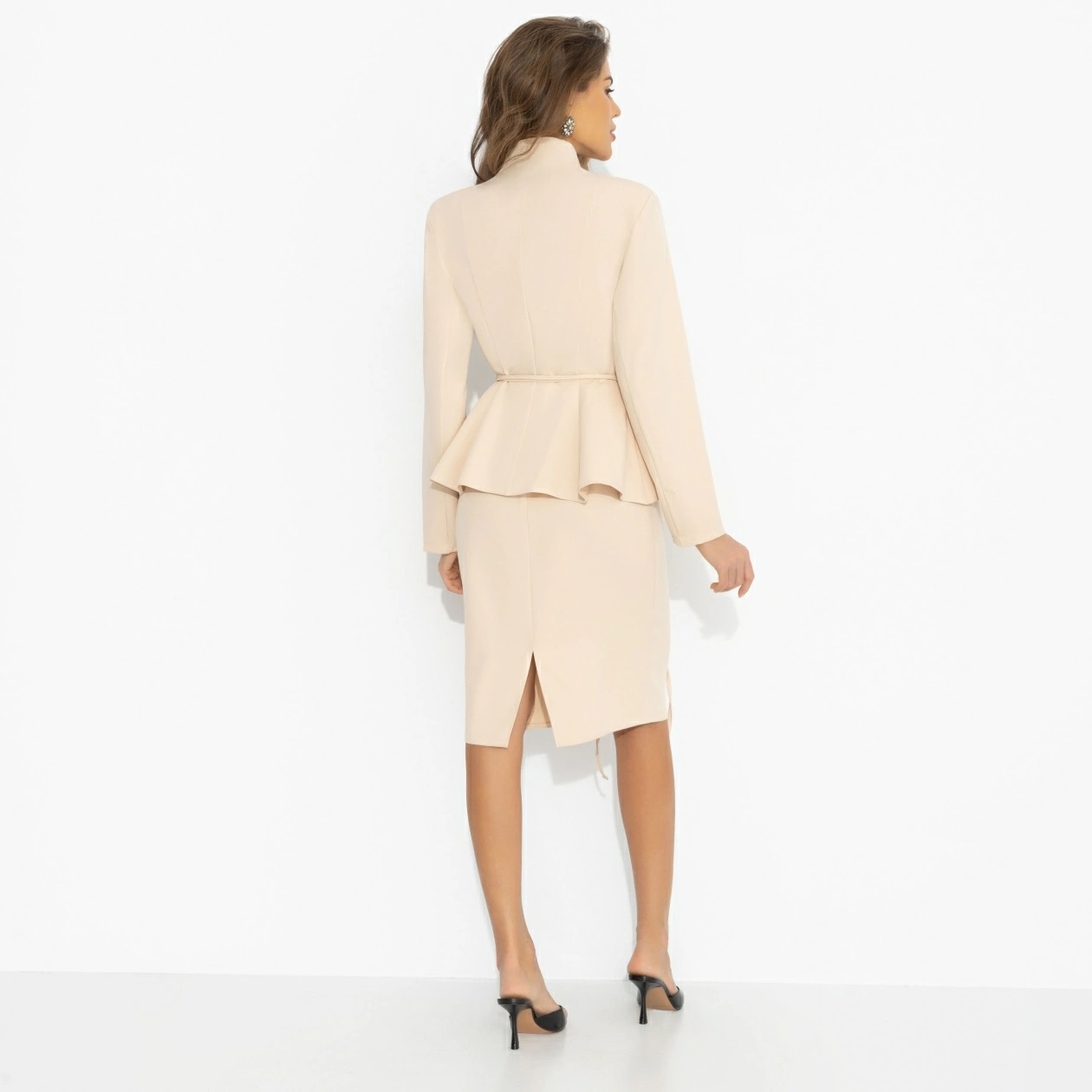 Костюм-двойка в бежевом цвете Charutti(фото6)