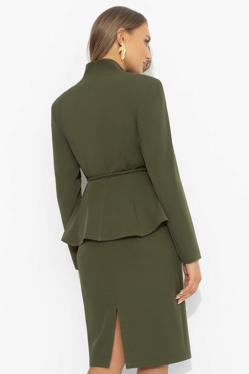 Костюм-двойка в оливковом цвете Charutti(фото7)