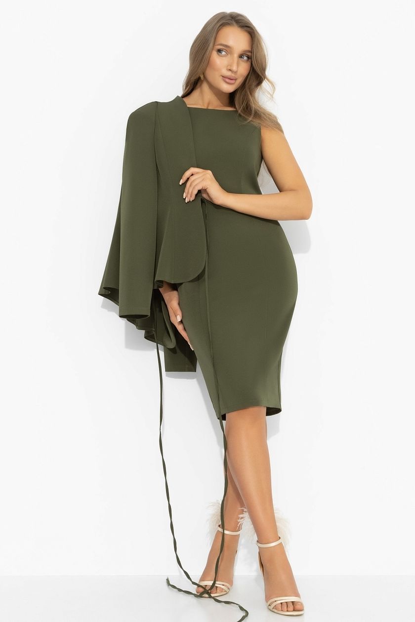 Костюм-двойка в оливковом цвете Charutti(фото2)