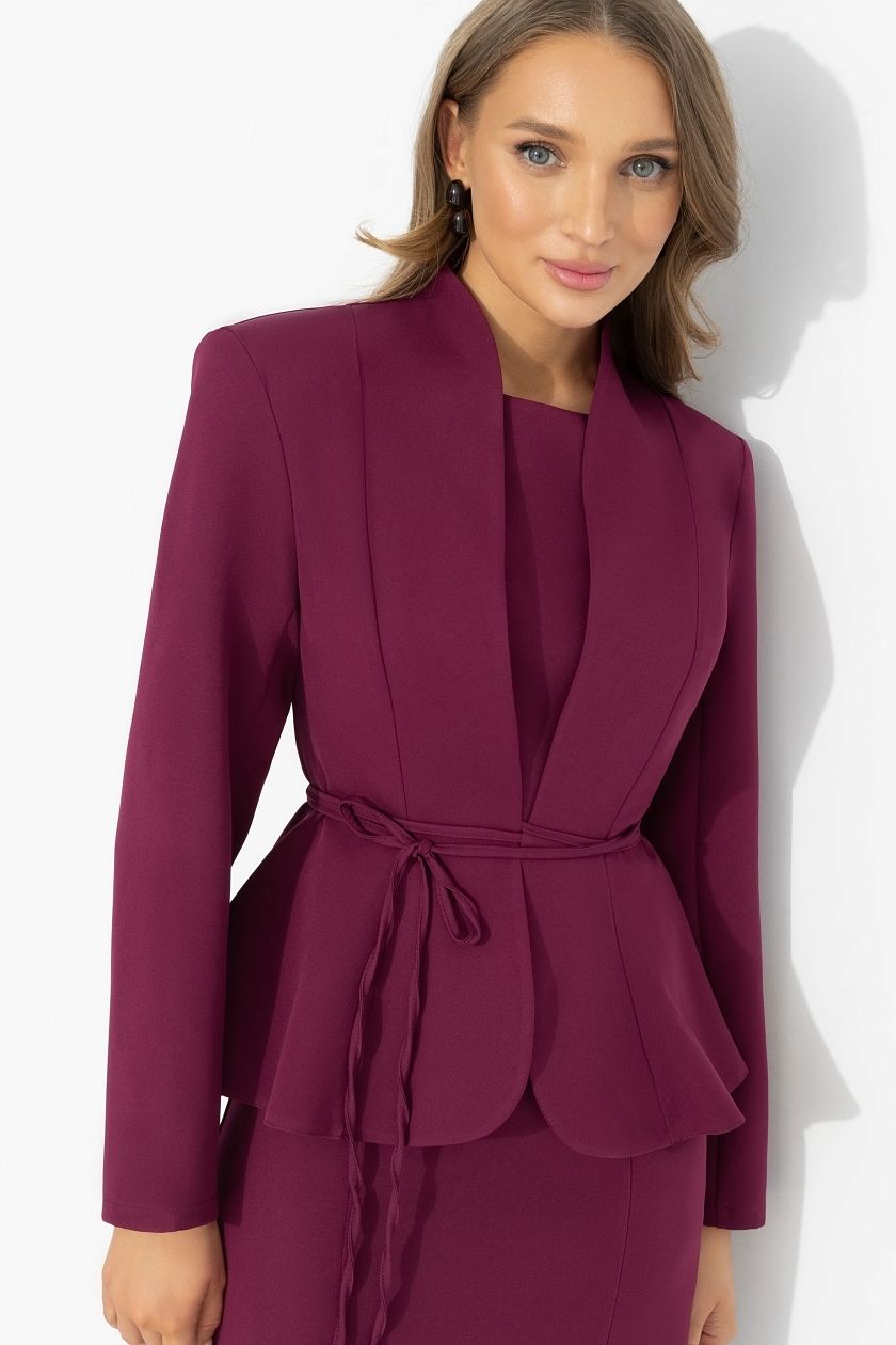 Костюм-двойка в винном цвете Charutti(фото3)