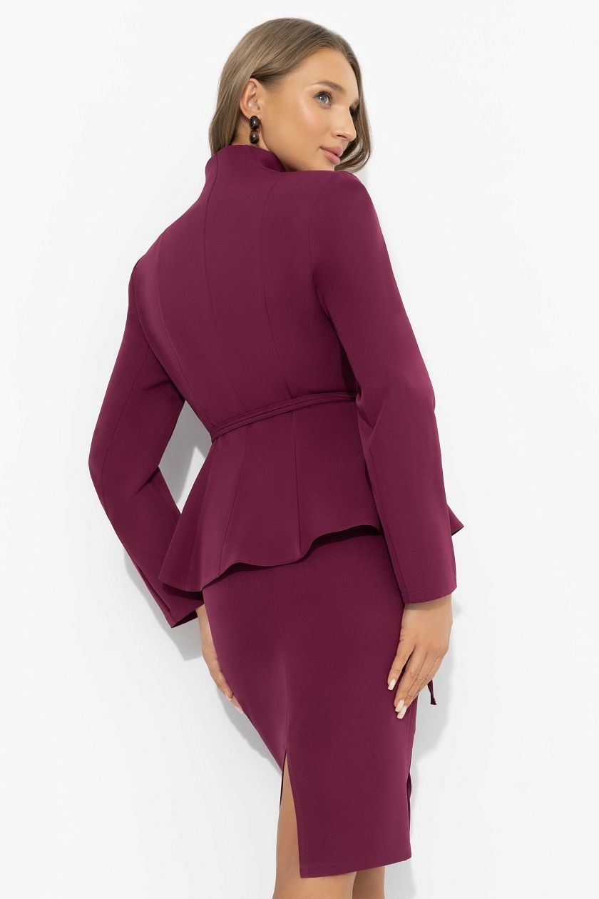 Костюм-двойка в винном цвете Charutti(фото5)