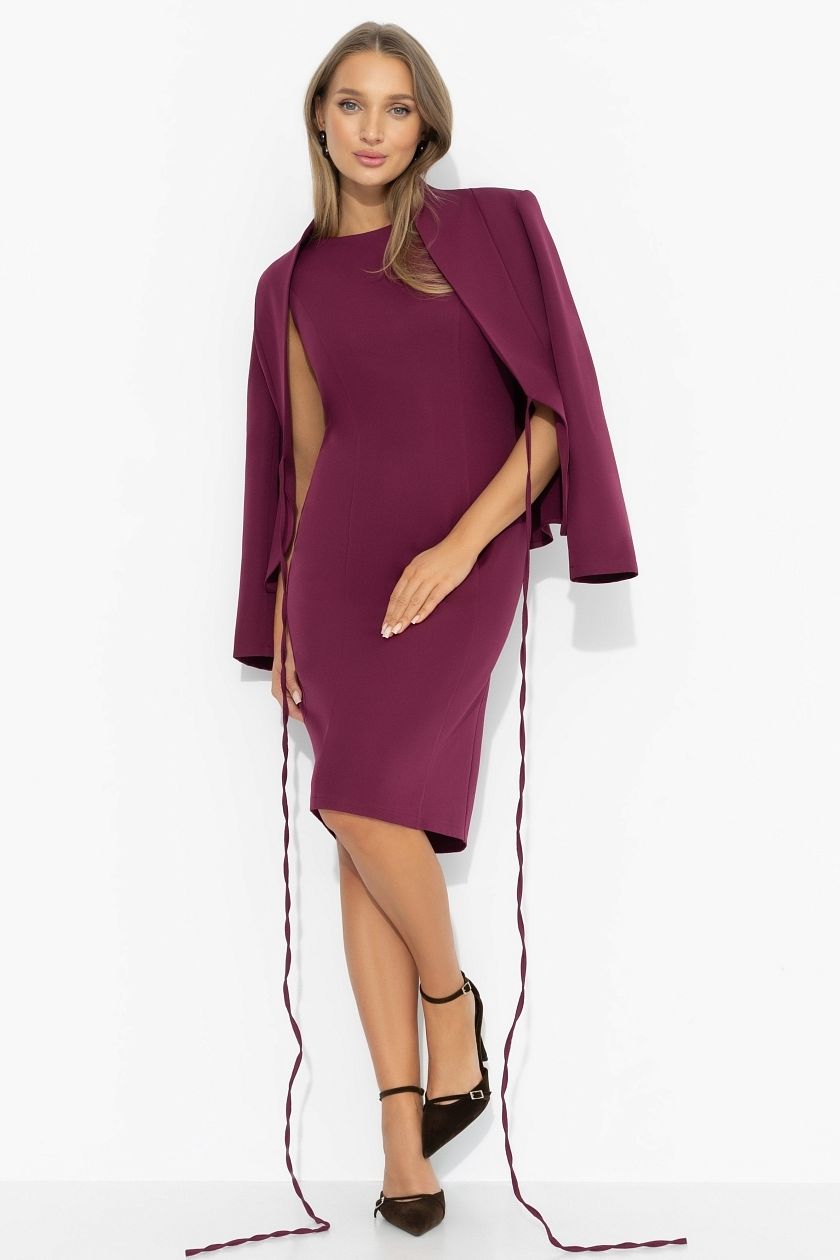 Костюм-двойка в винном цвете Charutti(фото6)