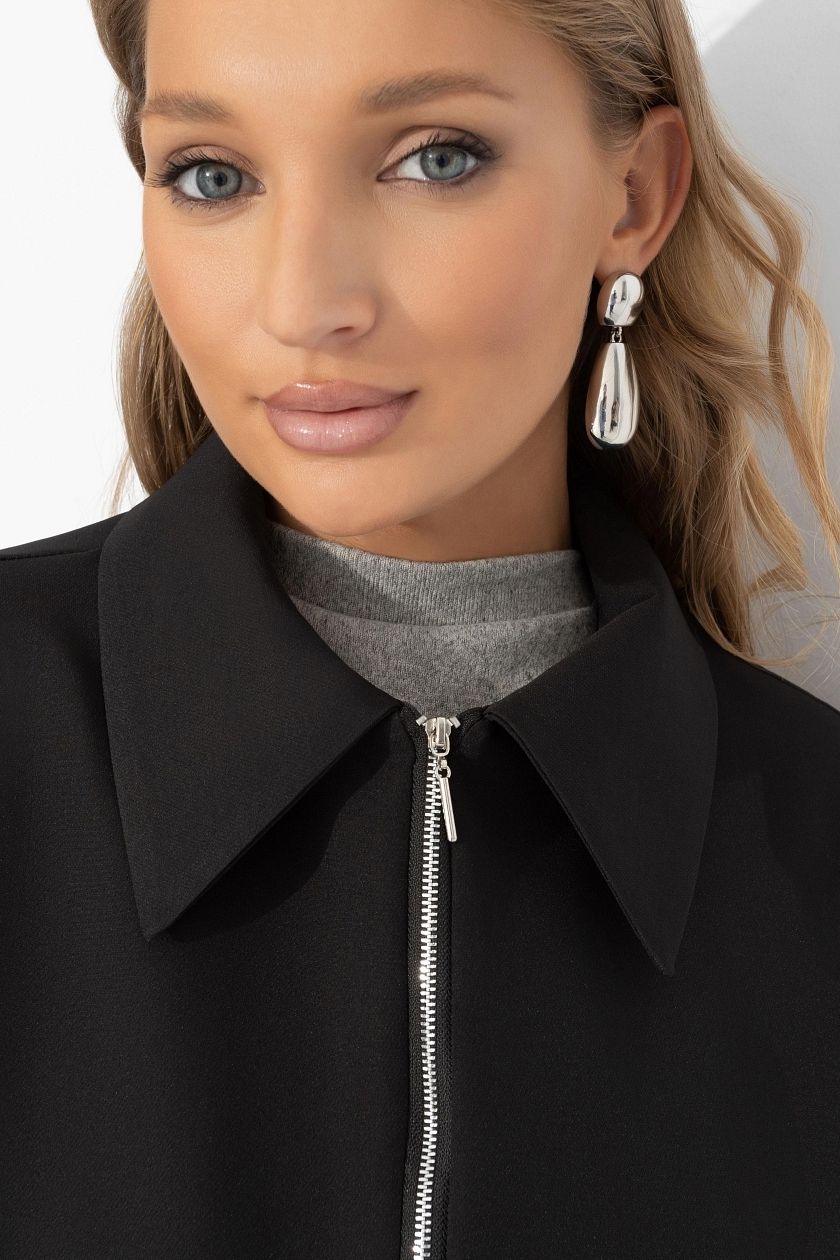 Костюм чёрный в стиле спорт-шик Charutti(фото3)