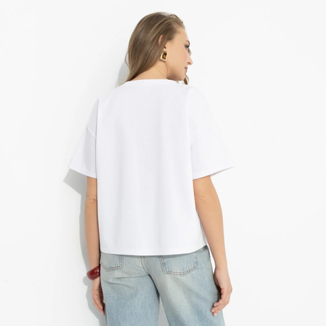 Футболка белая с принтом Charutti(фото5)