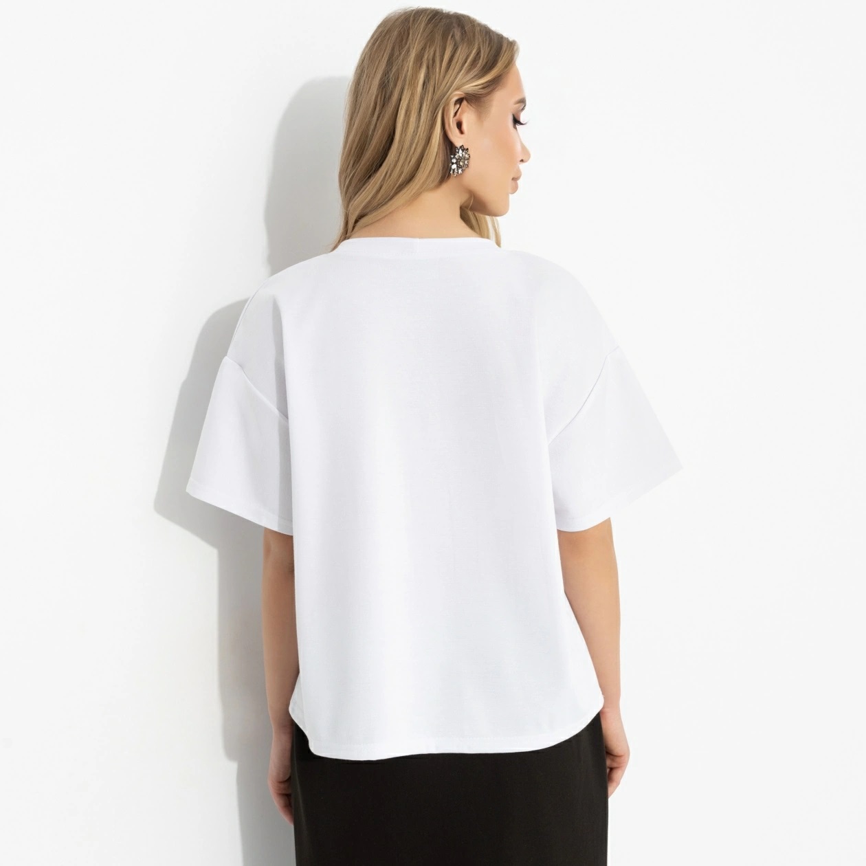 Футболка белая с принтом Charutti(фото5)