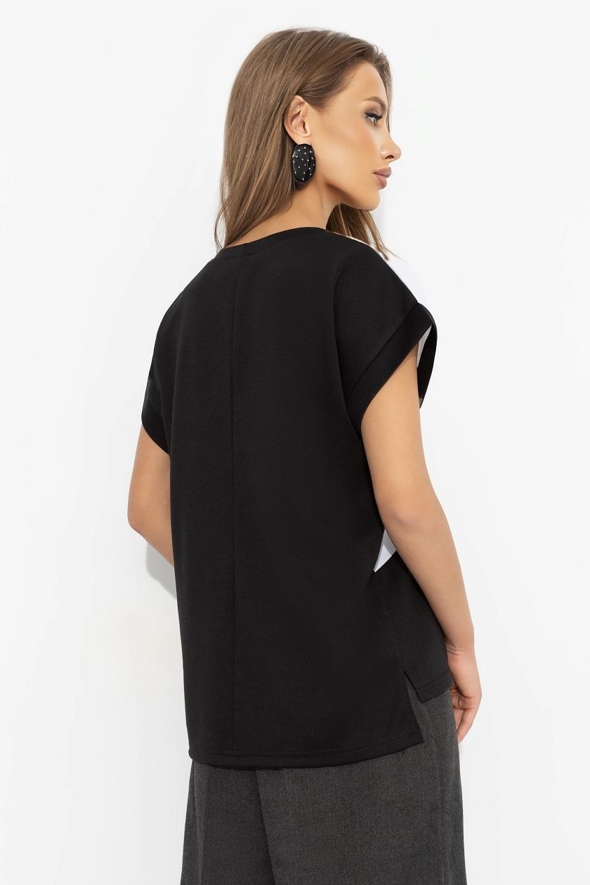 Футболка трикотажная с объёмным декором по переду Charutti(фото6)