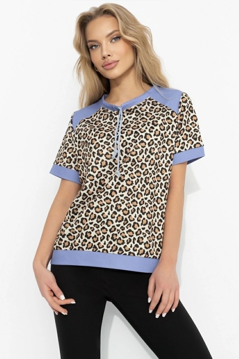 Футболка трикотажная с хищным принтом Charutti