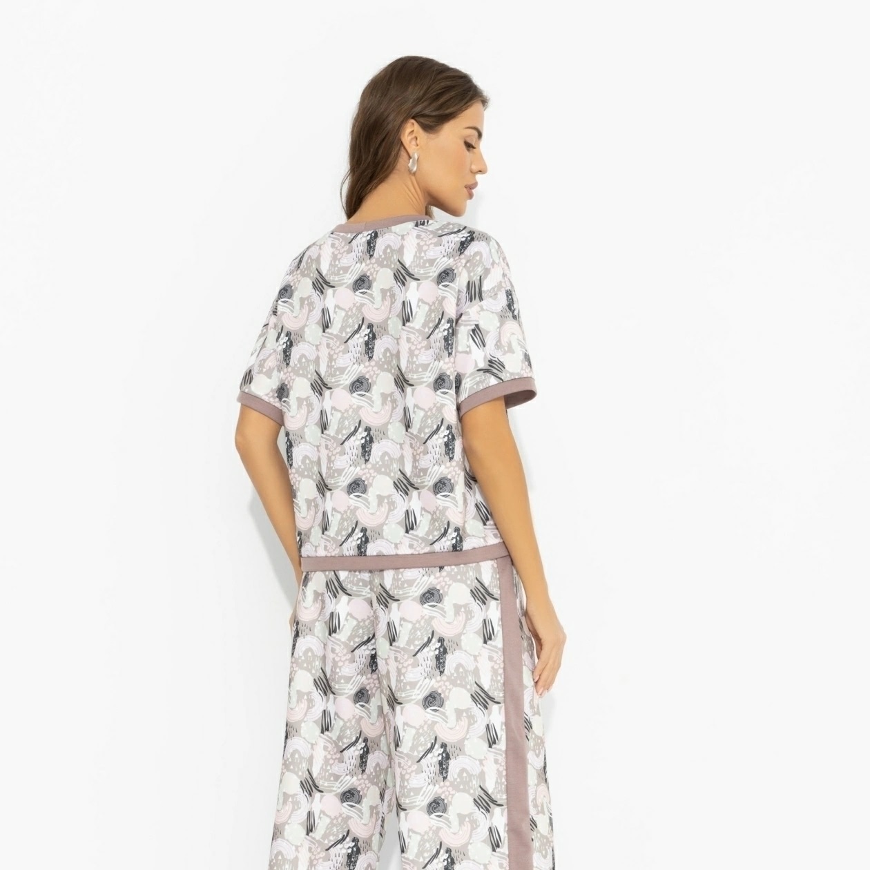 Футболка трикотажная с принтом Charutti(фото6)