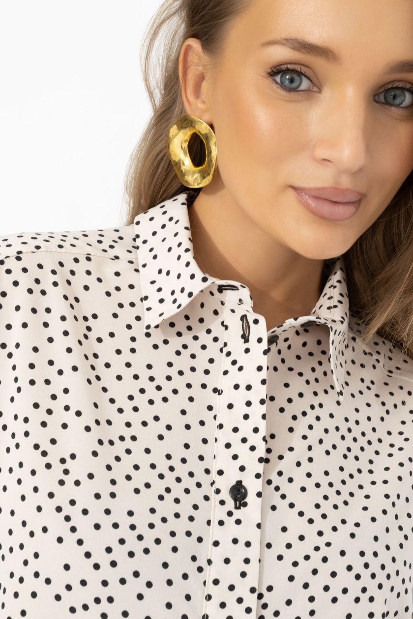 Блуза комбинированная с кружевом Charutti(фото4)