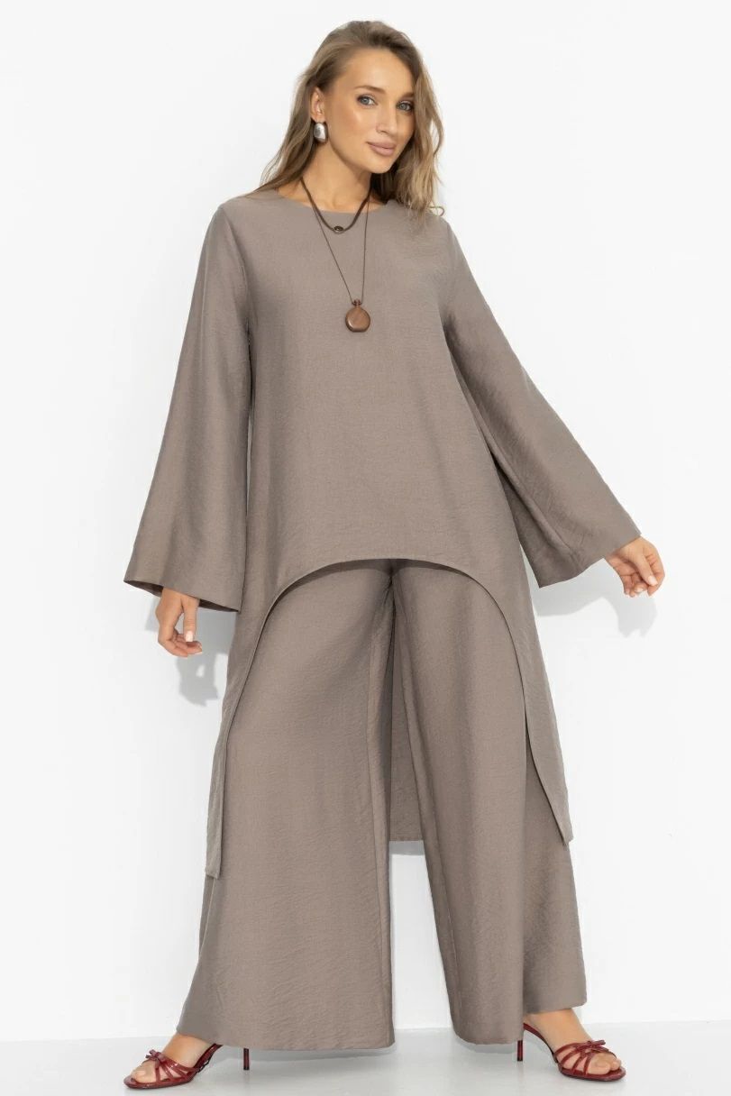 Фиолетовая трикотажная туника Charutti