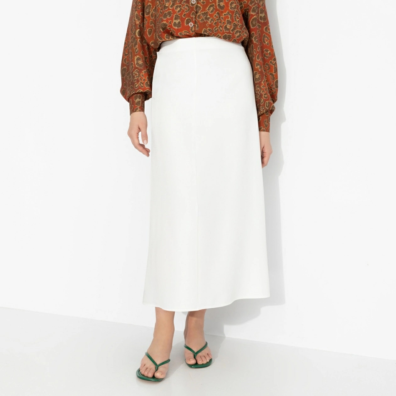 Юбка белая А-силуэта Charutti(фото3)