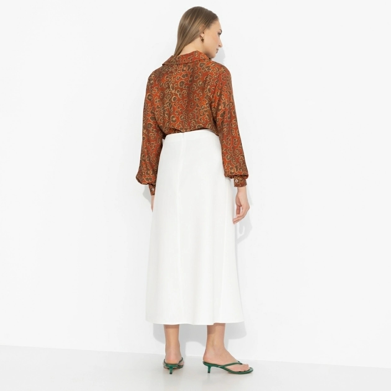 Юбка белая А-силуэта Charutti(фото6)