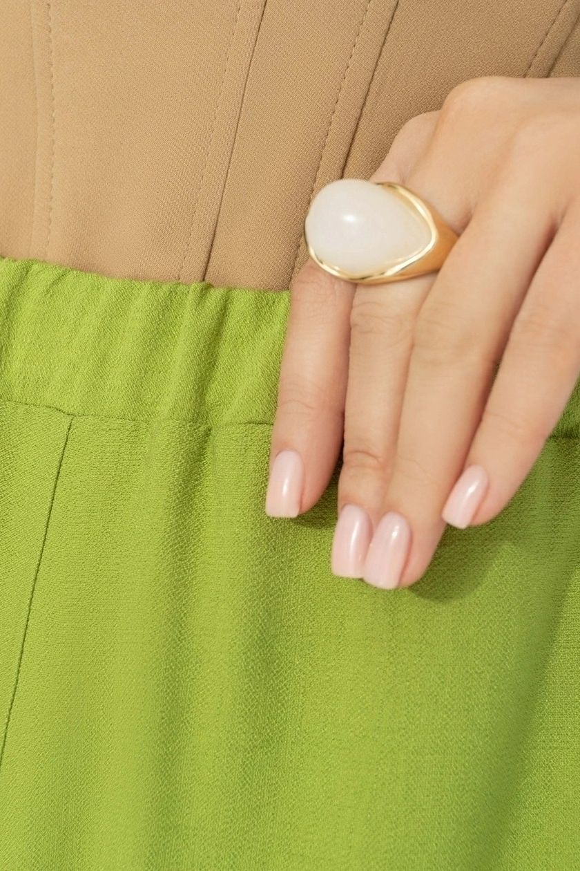 Брюки‑алладины фисташкового цвета Charutti(фото3)