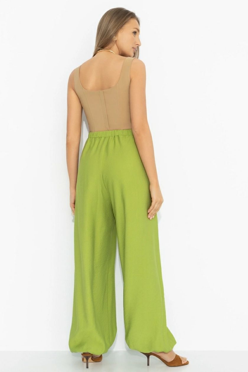 Брюки‑алладины фисташкового цвета Charutti(фото5)
