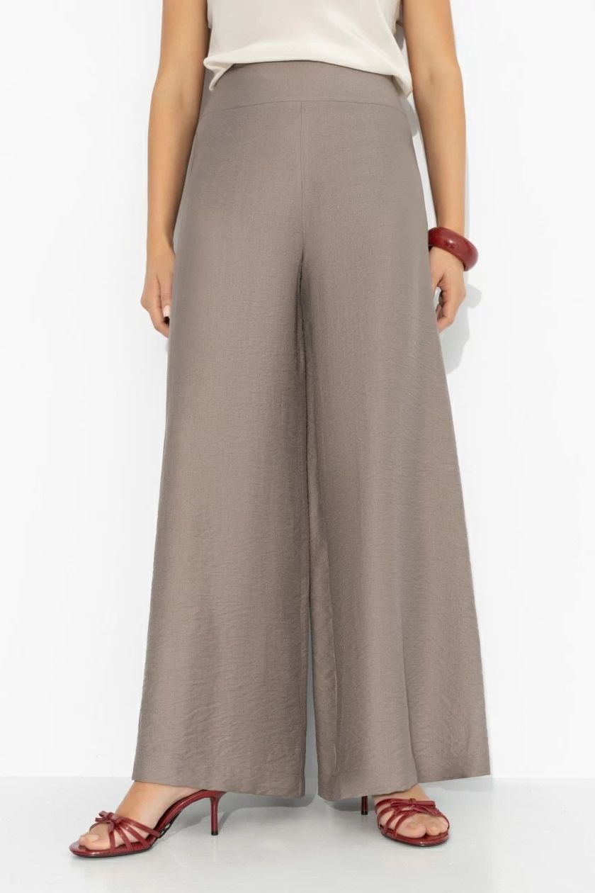 Брюки широкие коричневого цвета Charutti(фото5)