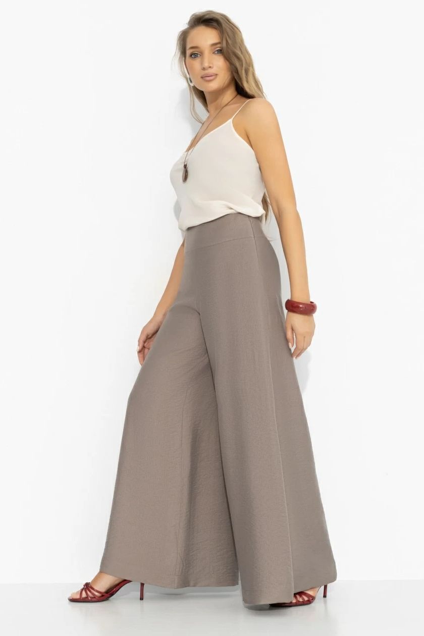 Брюки широкие коричневого цвета Charutti(фото8)