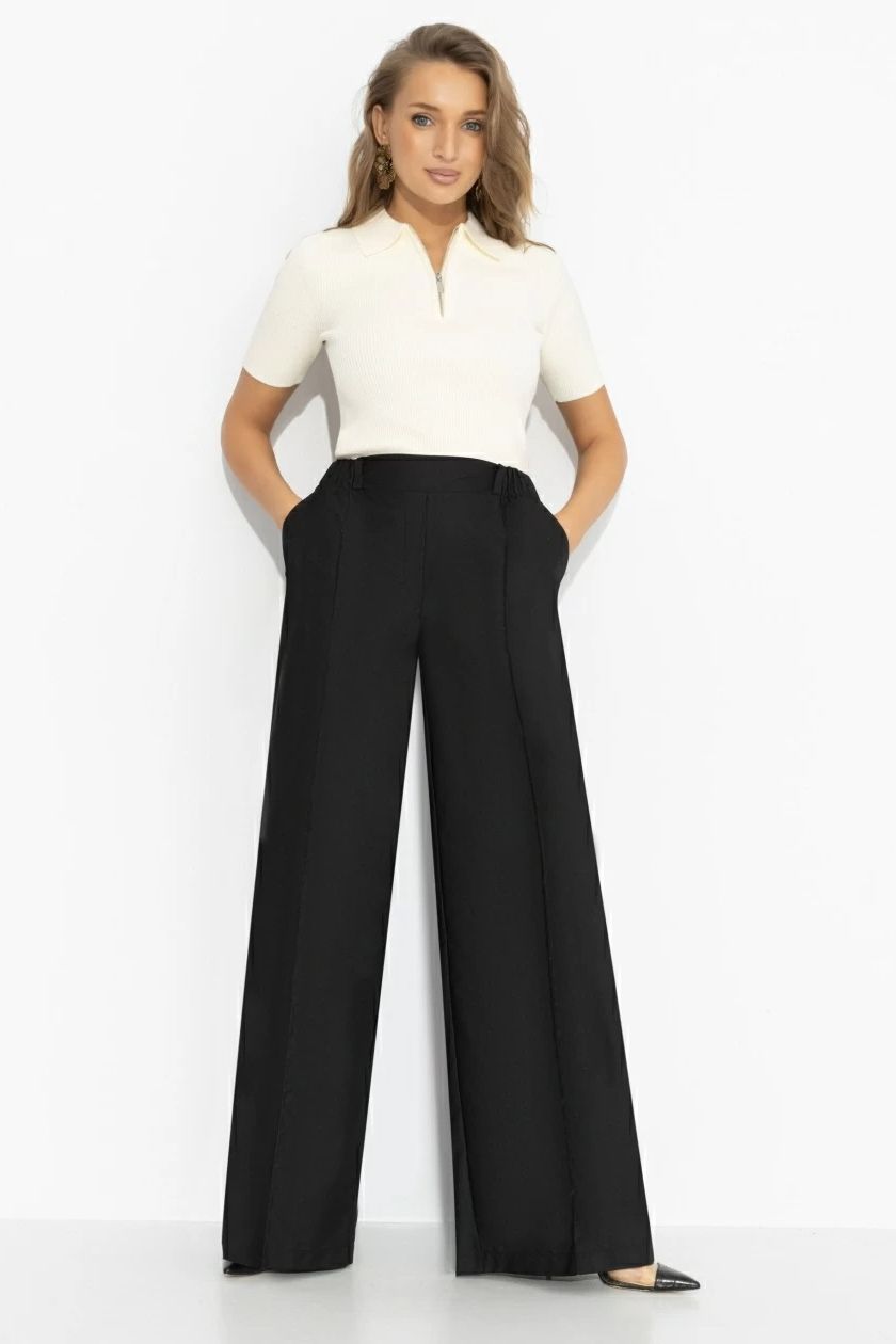 Брюки чёрные со стрелками Charutti(фото2)